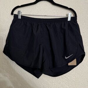 Nike Running Shorts Womans Dri-Fit 3in Inseam Workout Black size large